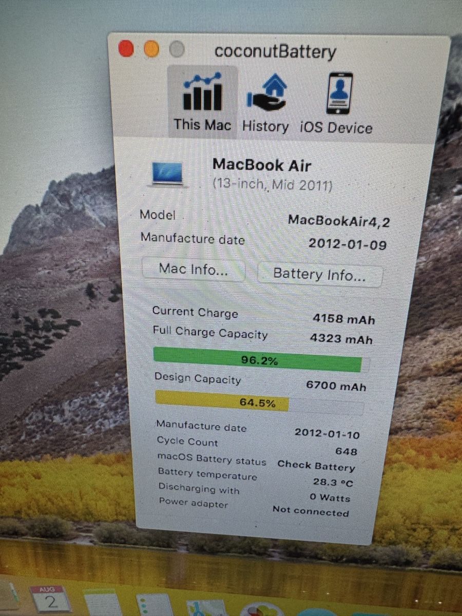 Apple Notebooks: MacBook Air 13 – Gebraucht aus Adliswil von Busys 2