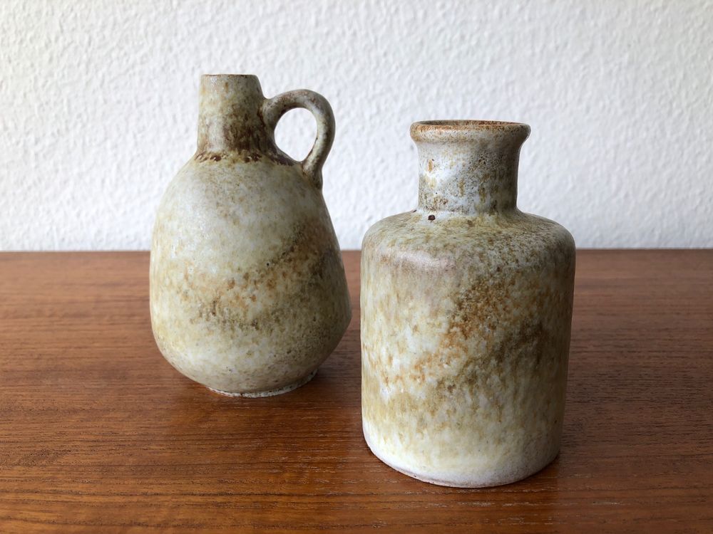 2 schöne Vintage Fat Lava Keramik Vasen Mid Century 70er Kaufen auf Ricardo