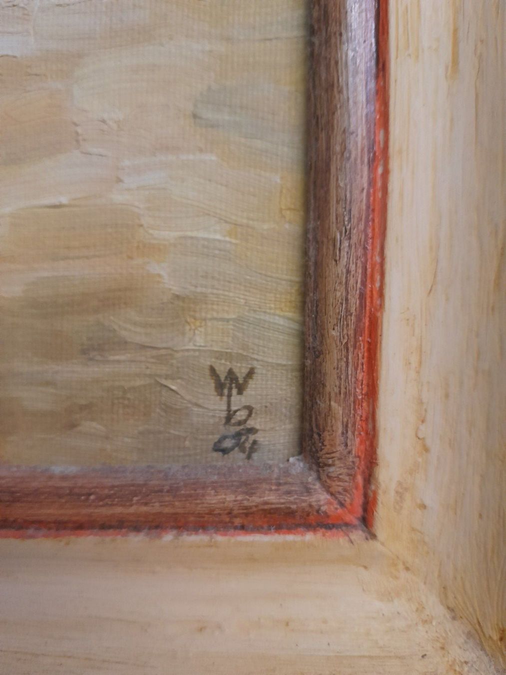 Dipinti: GEMÄLDE AUF LEINWAND BLUMEN 22X28 MIT HOLZRAHMEN SIGNIERT – Usato da Eggenwil venduto da wydl 4