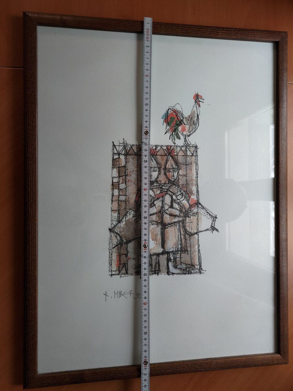 Foto & Immagini: Bild Mirer - Kunstdruck - gerahmt – Usato da Untervaz venduto da Lyraia 4