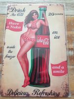 Blechschild Nuka Cola Pin Up Girl - Neu