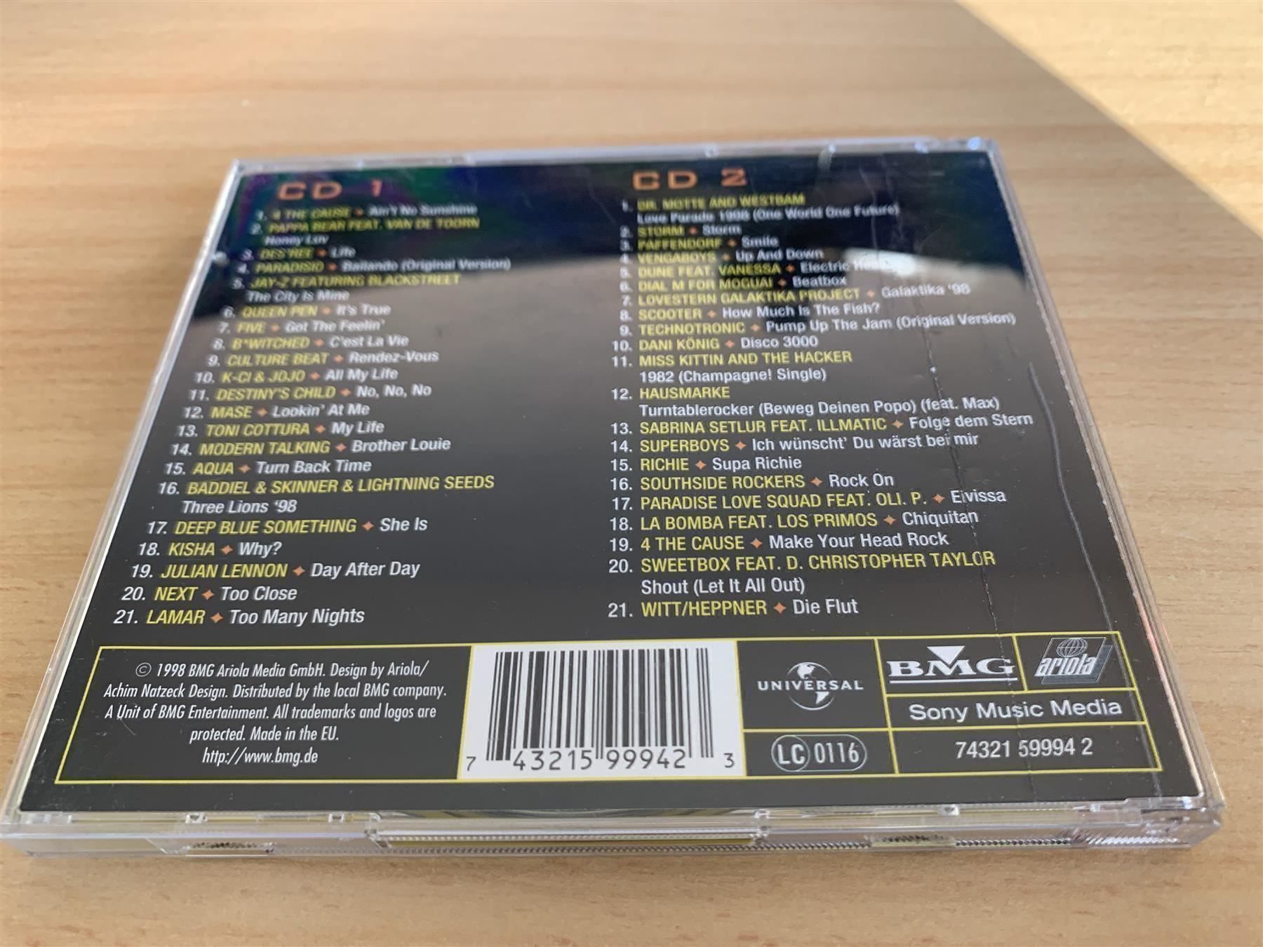 CD: Various – Just The Best 3/98 - 2 CD – Usato da Rikon im Tösstal venduto da Alpenmutz 1