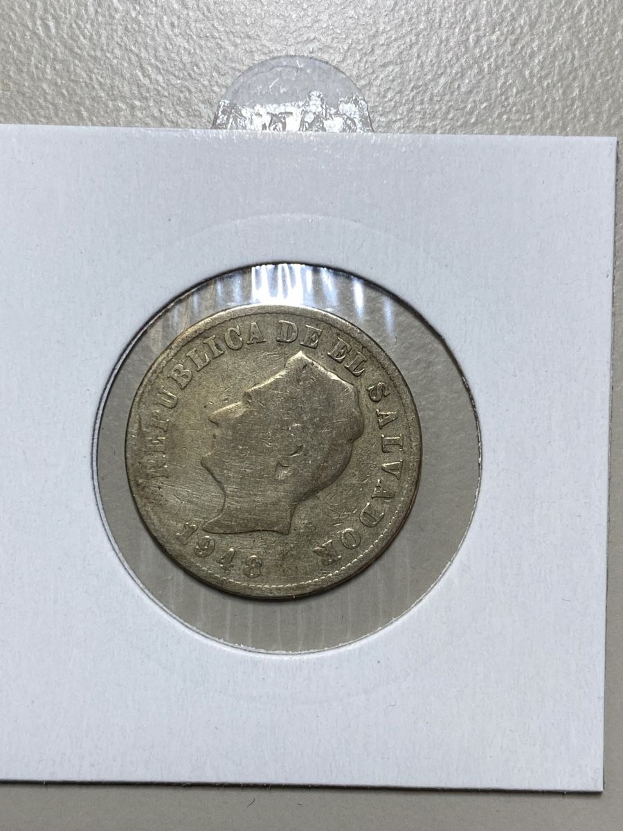 Tutti le monete: Salvador - 5 cents - 1948 – Usato da Payerne venduto da Mike1682 1