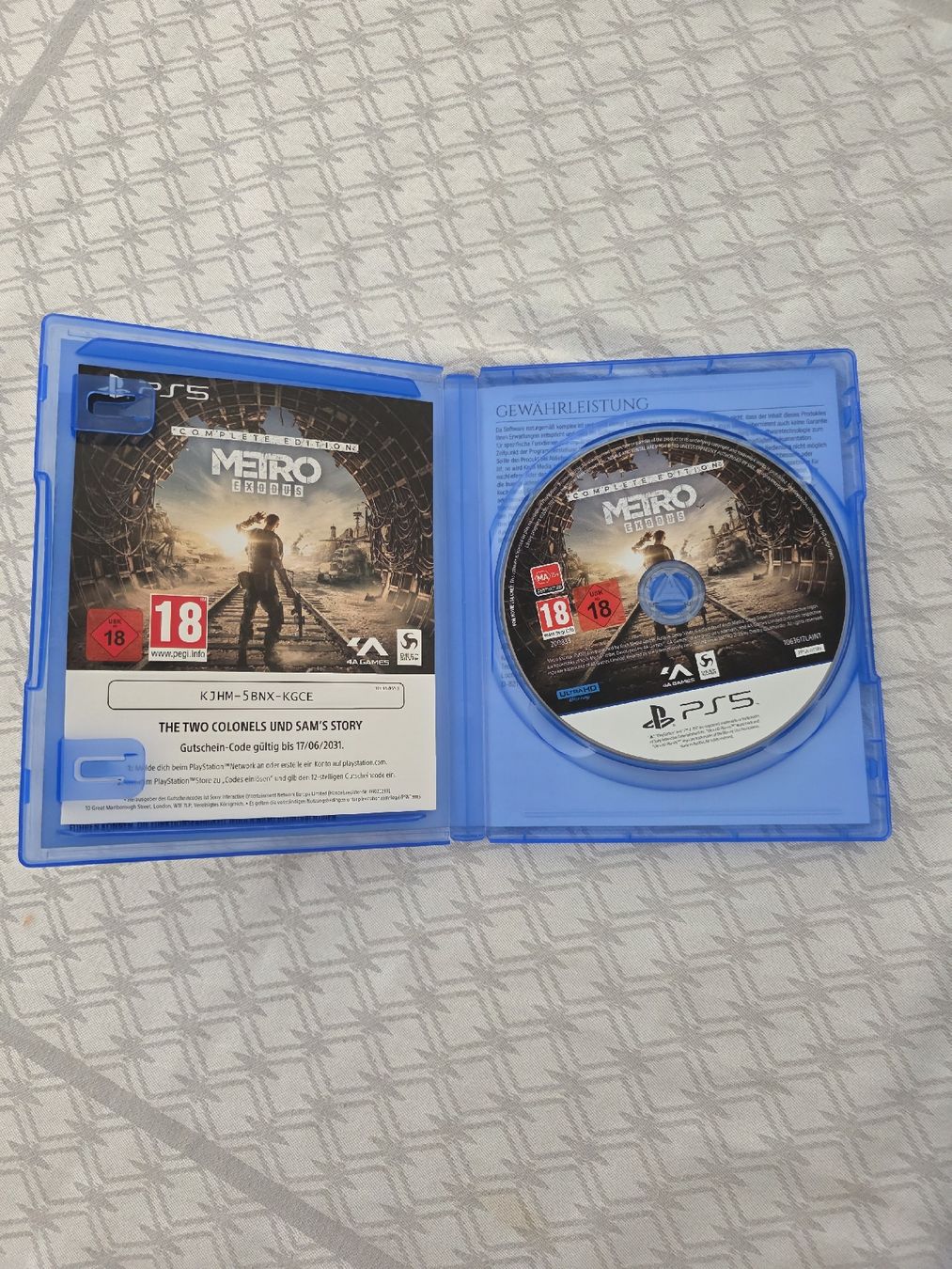 Sony Giochi: Metro Exodus Complete Edition PS5  – Usato da Wetzikon ZH venduto da sel_tdz8 2
