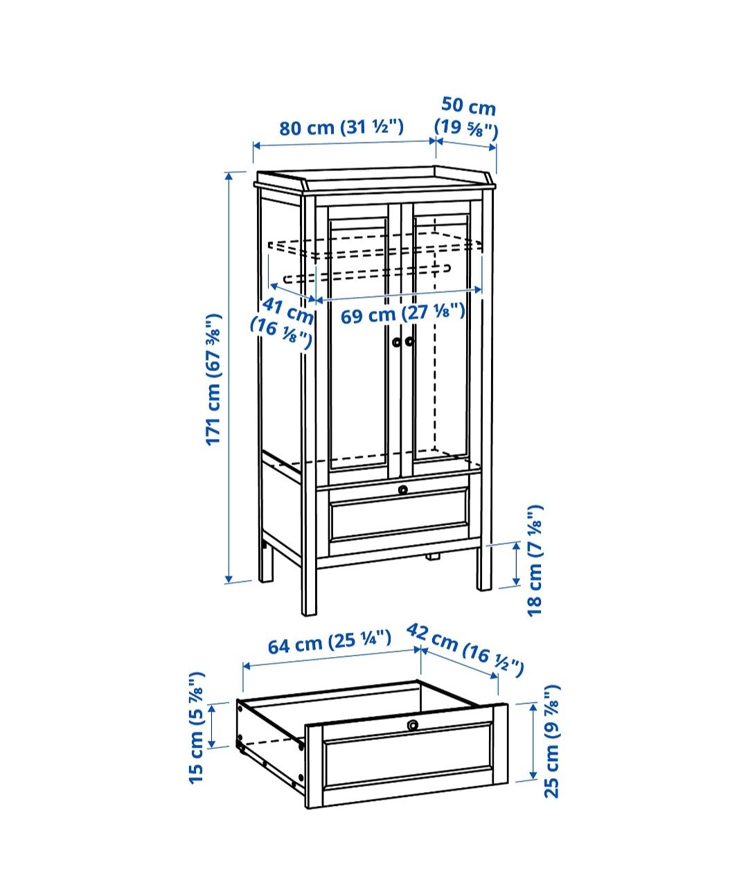 Ikea Schränke: SUNDVIK Kleiderschrank weiss – Gebraucht aus Reinach BL von Tinkerbelly27 4