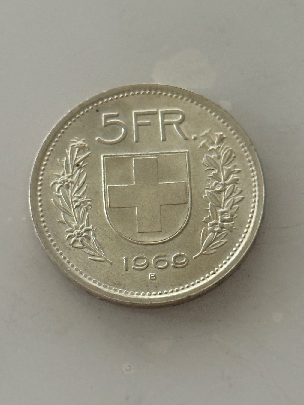 Alle Münzen: 5 Franken 1969  Silber – Gebraucht aus Wallisellen von SWISS_SILVER1