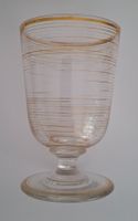 Trinkglas mit Golddekor ca. 1900