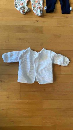 Baby Jacke Weiss Grösse 62