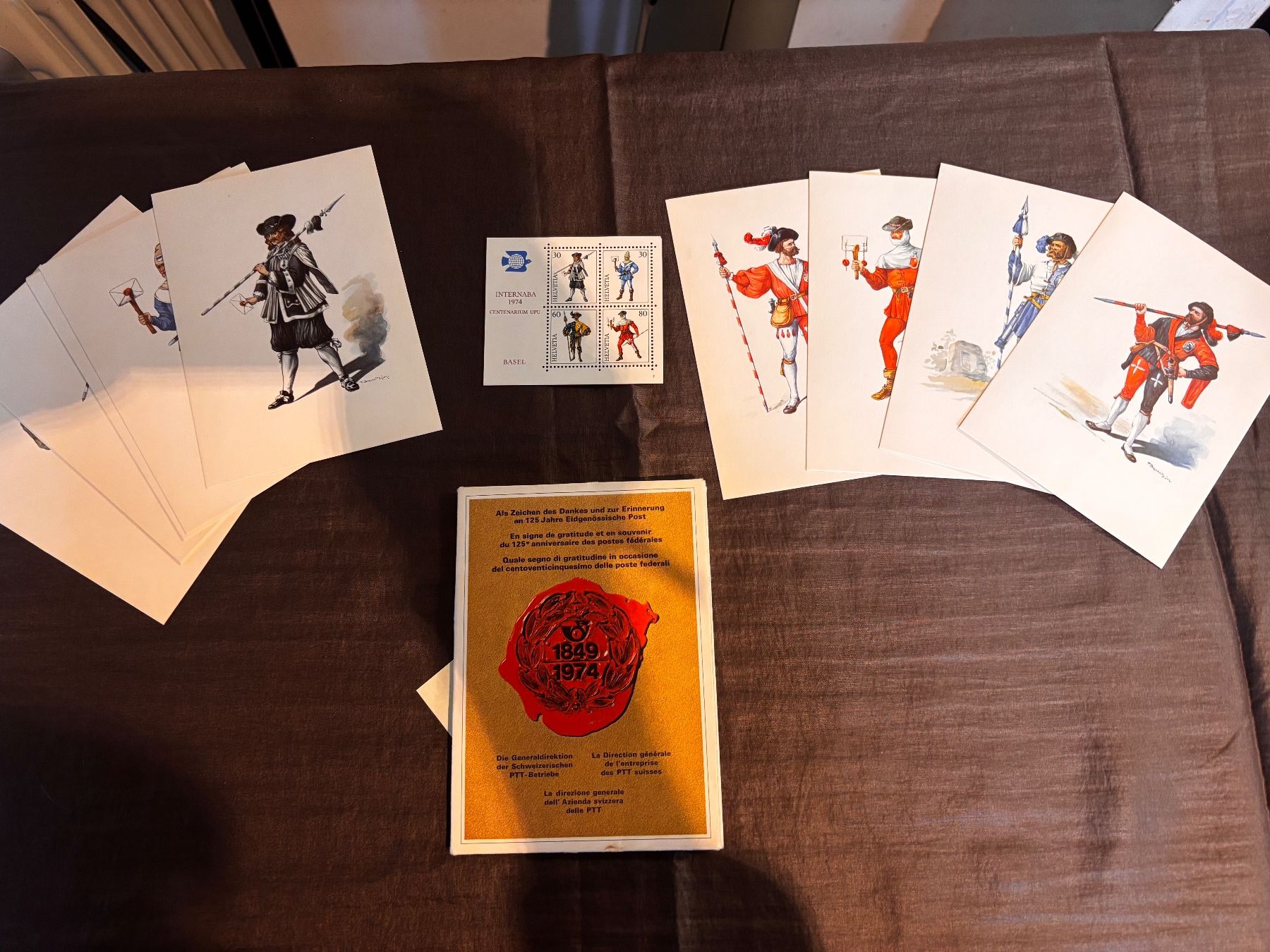 Alle Briefmarken: Briefmarken und Postkarten sett. – Gebraucht aus Münchenstein von tsp01 1