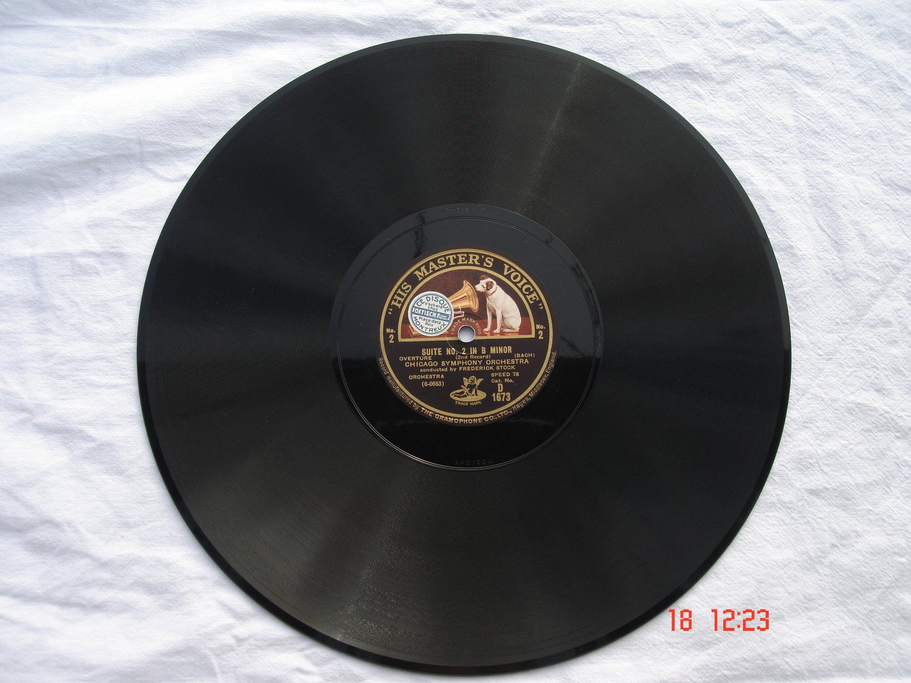 Schallplatten: Schellackplatten J.S.Bach Orchestersuite Nr.2 h-Moll – Gebraucht aus Aeschi SO von abi1951 2
