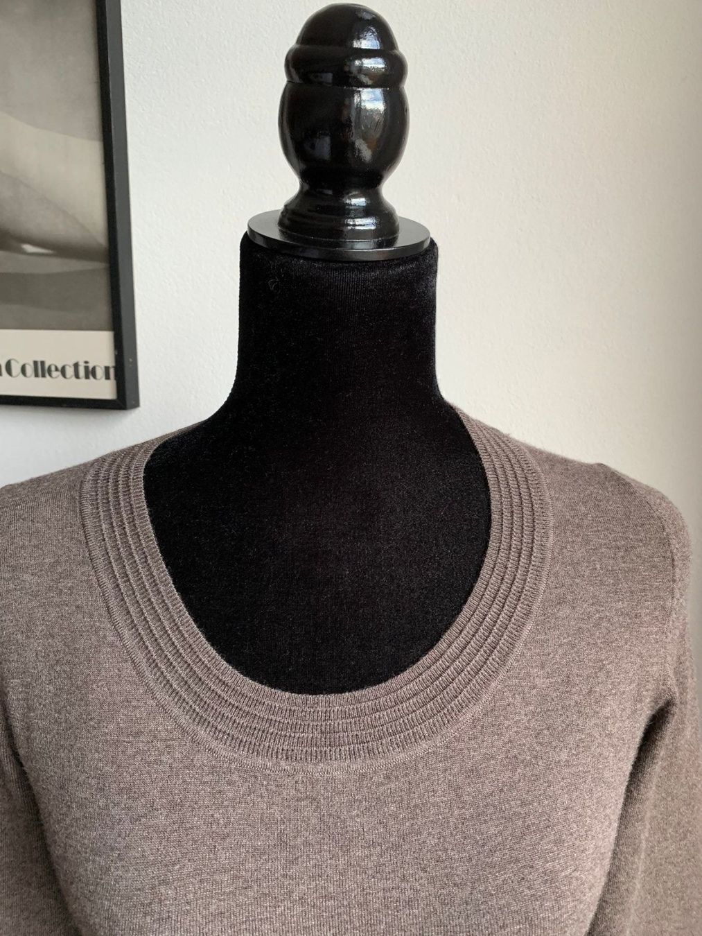 Maglioni & Felpe: RENA LANGE: Braunmelierter Luxus-Pullover, S – Usato da Luzern venduto da designluzern 2