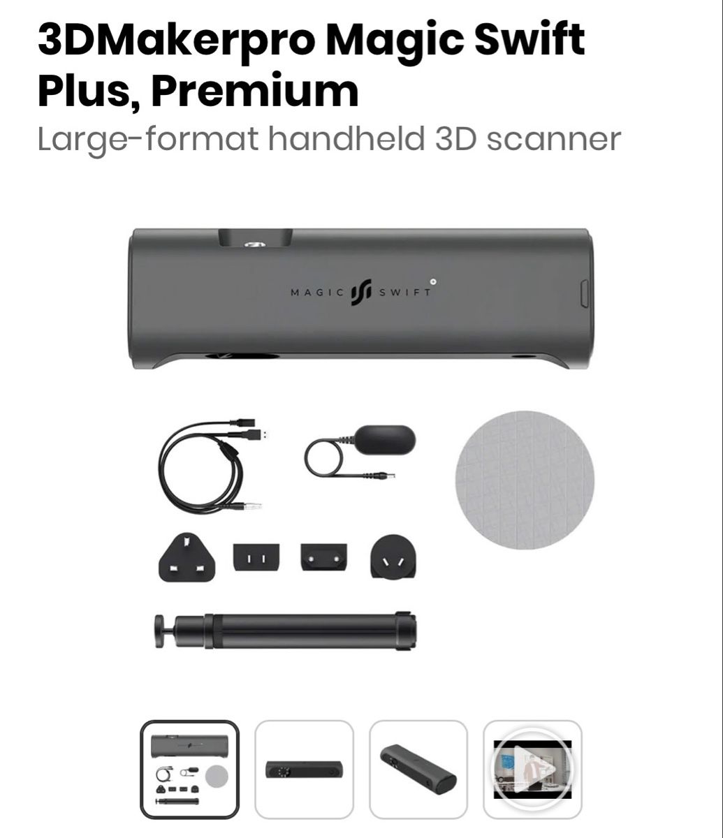 Scanner: 3DMakerpro Magic Swift Plus Premium 3D scanner – Usato da Buchs SG venduto da ant_927d