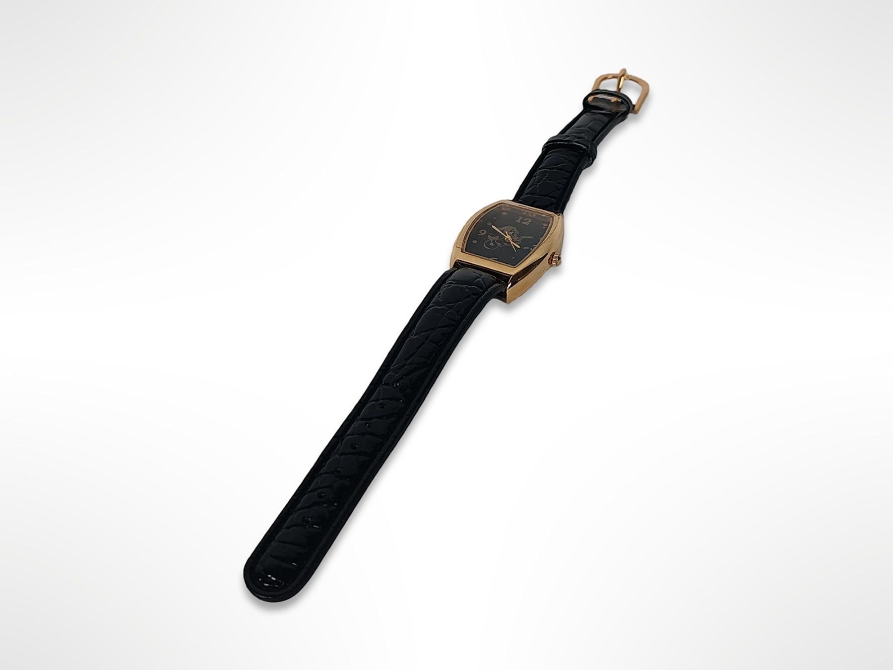 Orologi: Schwarze Armbanduhr mit Steinbock – Usato da Suhr venduto da Restwert_Suhr 2