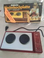 Vintage.Rauco Elektrische Kinderkochplatte rubinrot 200W