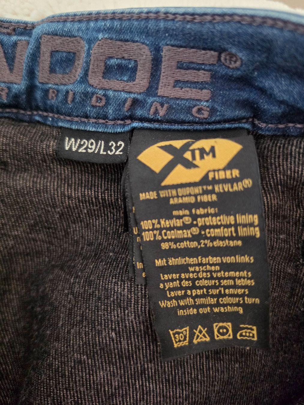 John Doe Jeans: John Doe Motorradjeans – Usato da Kirchberg SG venduto da patbon007 3