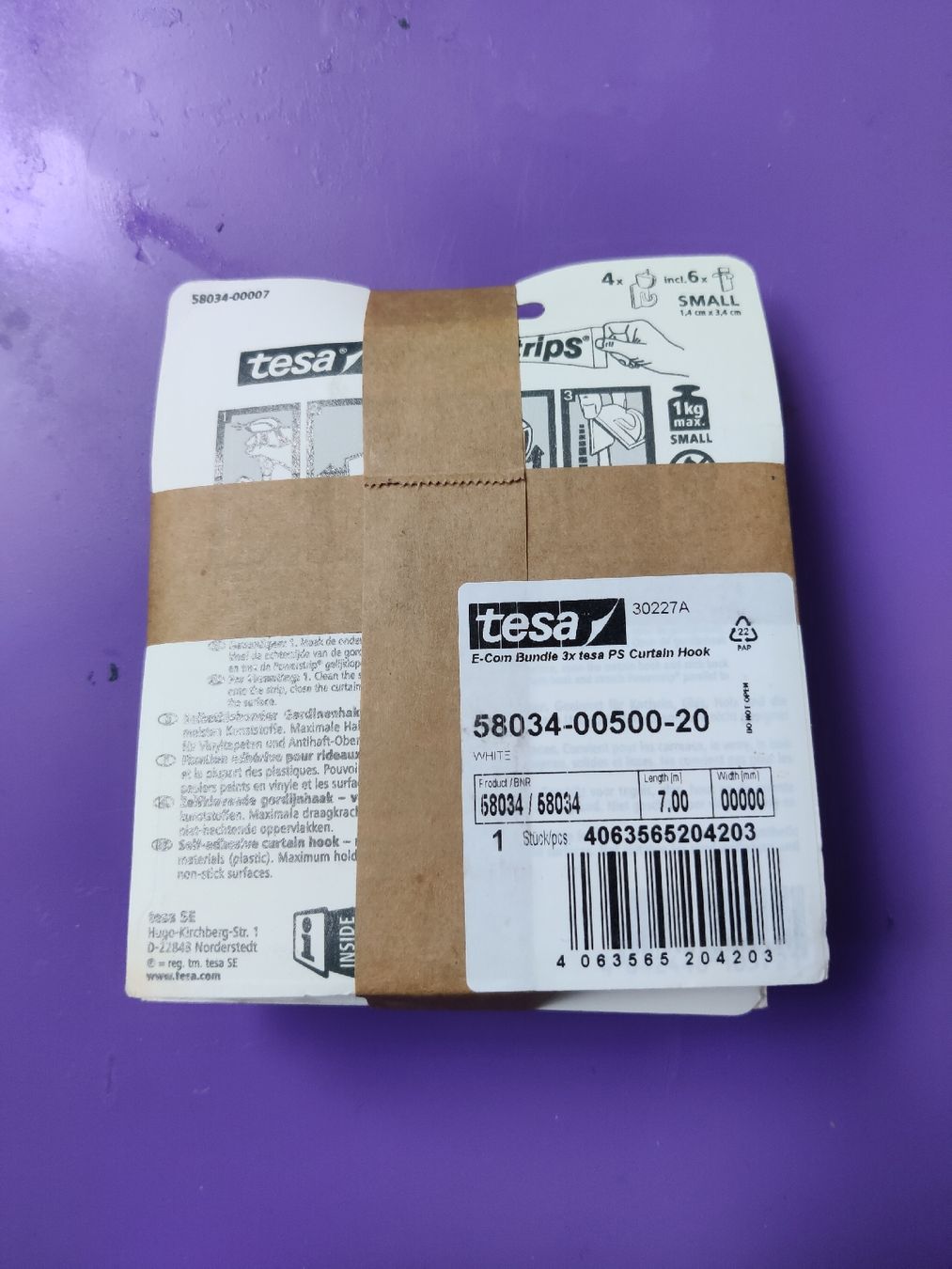 Tesa Altro per la casa: x4 - Self-adhesive curtain hook – Nuovo e nell'imballaggio originale da Zürich venduto da dav_5xw9 1