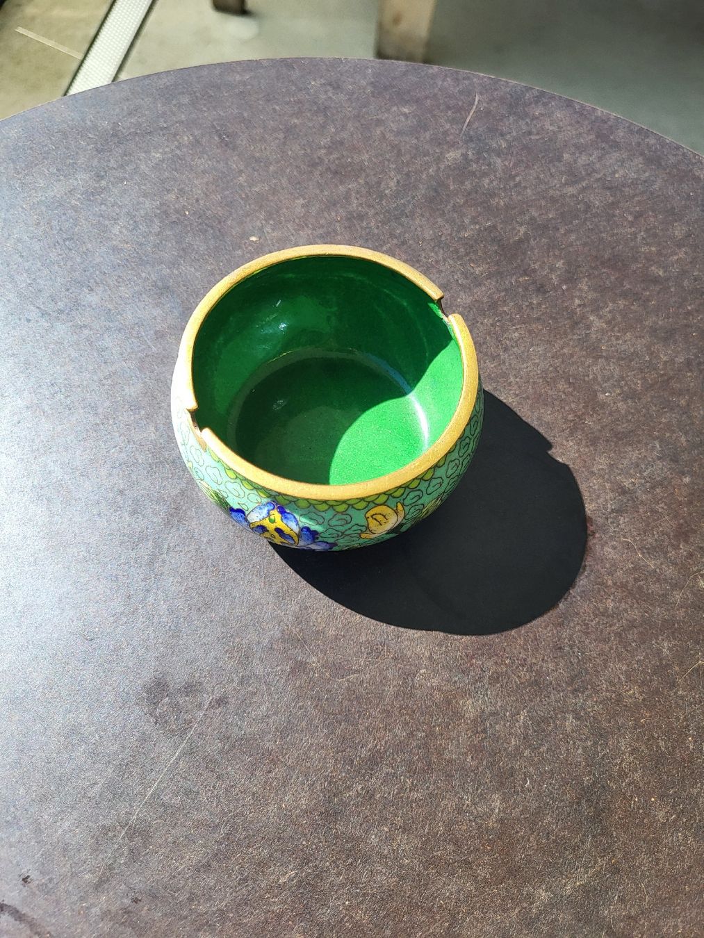 Tutte le decorazioni: Retro Cloisonné Schmuckdose, Grün mit Blumenmuster. – Nuovo (secondo la descrizione) da Zürich venduto da Lizi7 1
