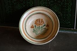 Teller Schüssel antik mit Blumen