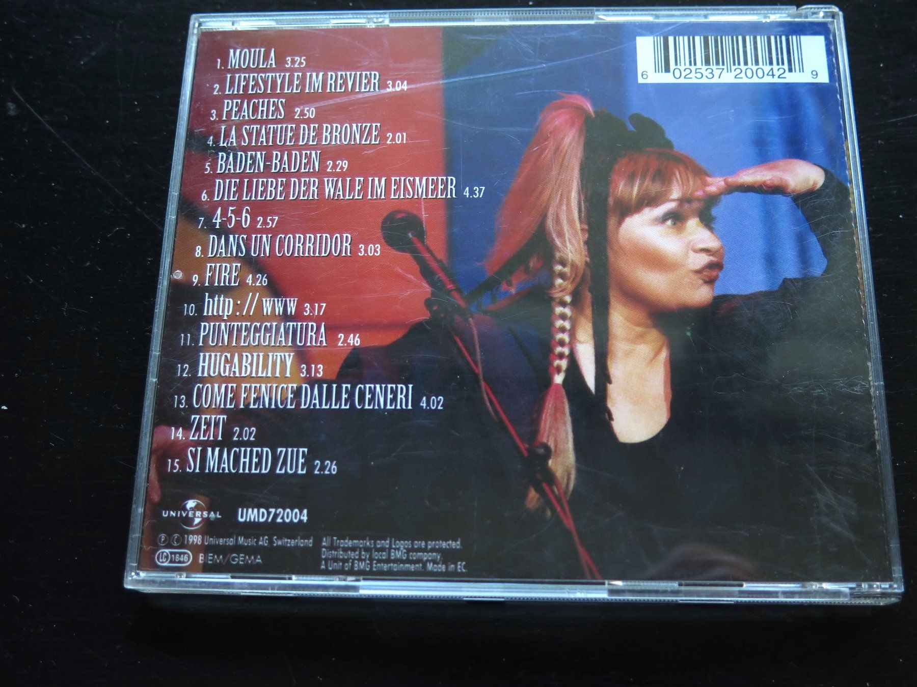 CD: (p) CD DODO HUG: Hugability, 1998 (CH) – Usato da Bern venduto da Balzamico 1