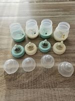4 gebrauchte, gut erhaltene mam Babyflaschen.