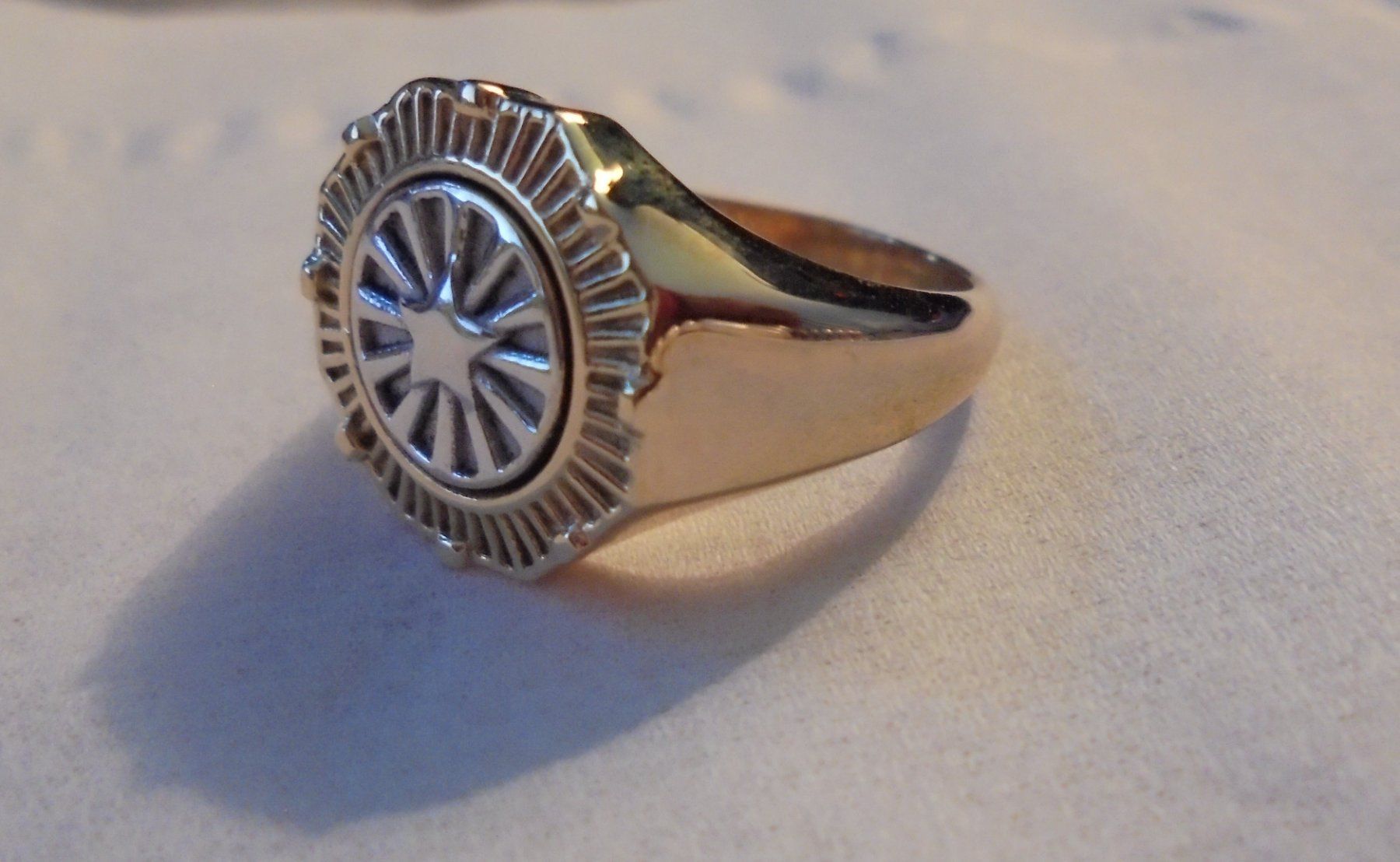 Ringe: Echtschmuck: Silberring Unisex, vergoldet / 56 – Neu (gemäss Beschreibung) aus Zuchwil von maumauchi 6