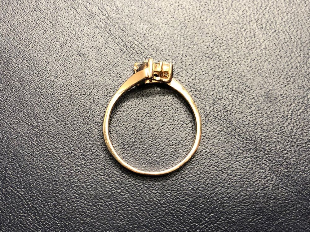 Anelli: Damenring mit Herz-Saphir und Diamant, 18 Kt. Roségold 750 – Usato da Bern venduto da bombich 6