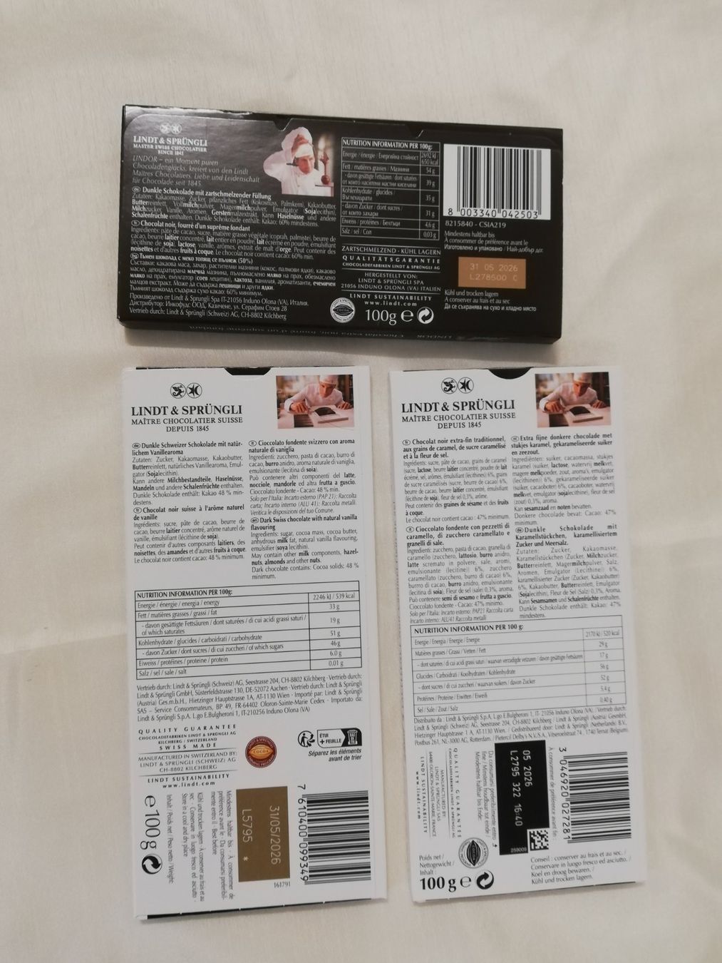 Lindt Cibi & Specialità: Lindt Schoggi 3 Stück – Nuovo (secondo la descrizione) da Untersiggenthal venduto da Marlen59 1