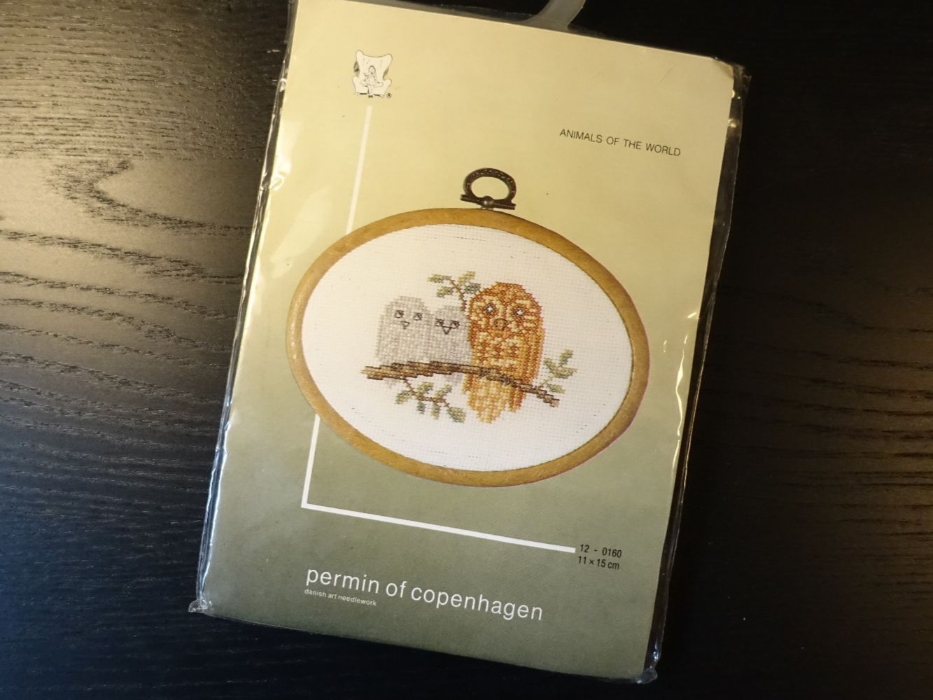 Bastelsets: Stickset / Stickbild Eule – Neu und originalverpackt aus Russikon von Eulenfeder 1