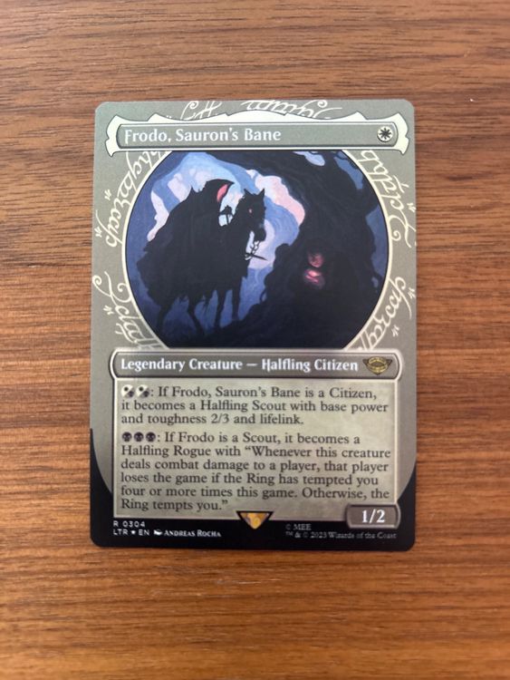 FOIL 0304 Lord of the Rings - Frodo, Sauron’s Bane - MTG (Gebraucht) in ...