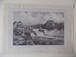 Der Rheinfall von J.A. Pecht