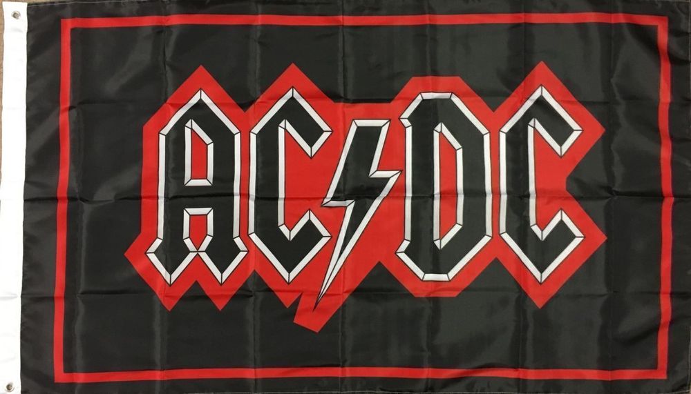 AC/DC ACDC Fahne 150 x 90 cm Angus Young Australien Rock (Neu und ...