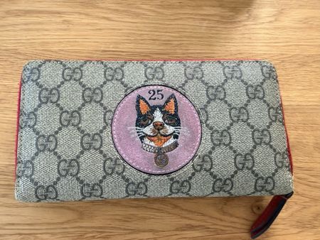 Gucci GG Supreme Bosco Patch Brieftasche
