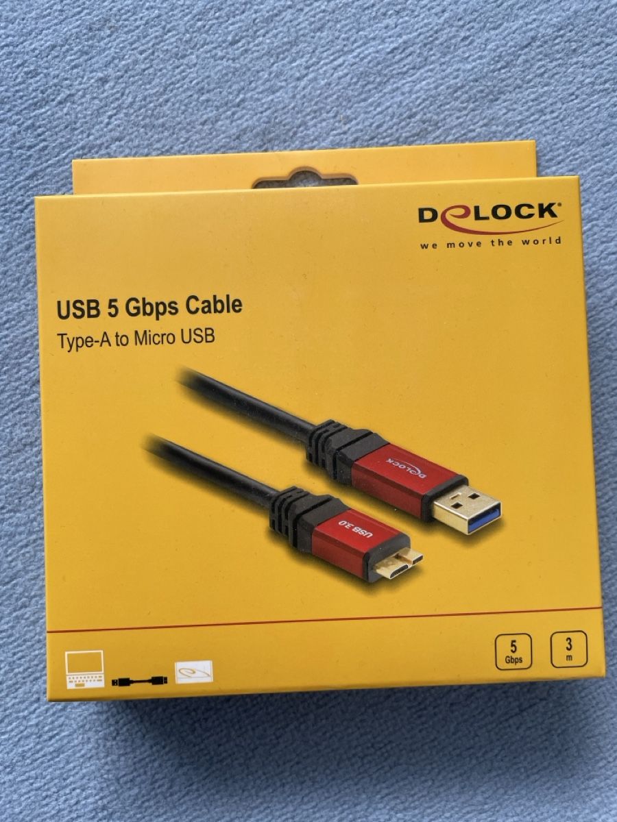 Cavi: USB 5 Gbps Cable – Nuovo e nell'imballaggio originale da Wiesendangen venduto da loriso