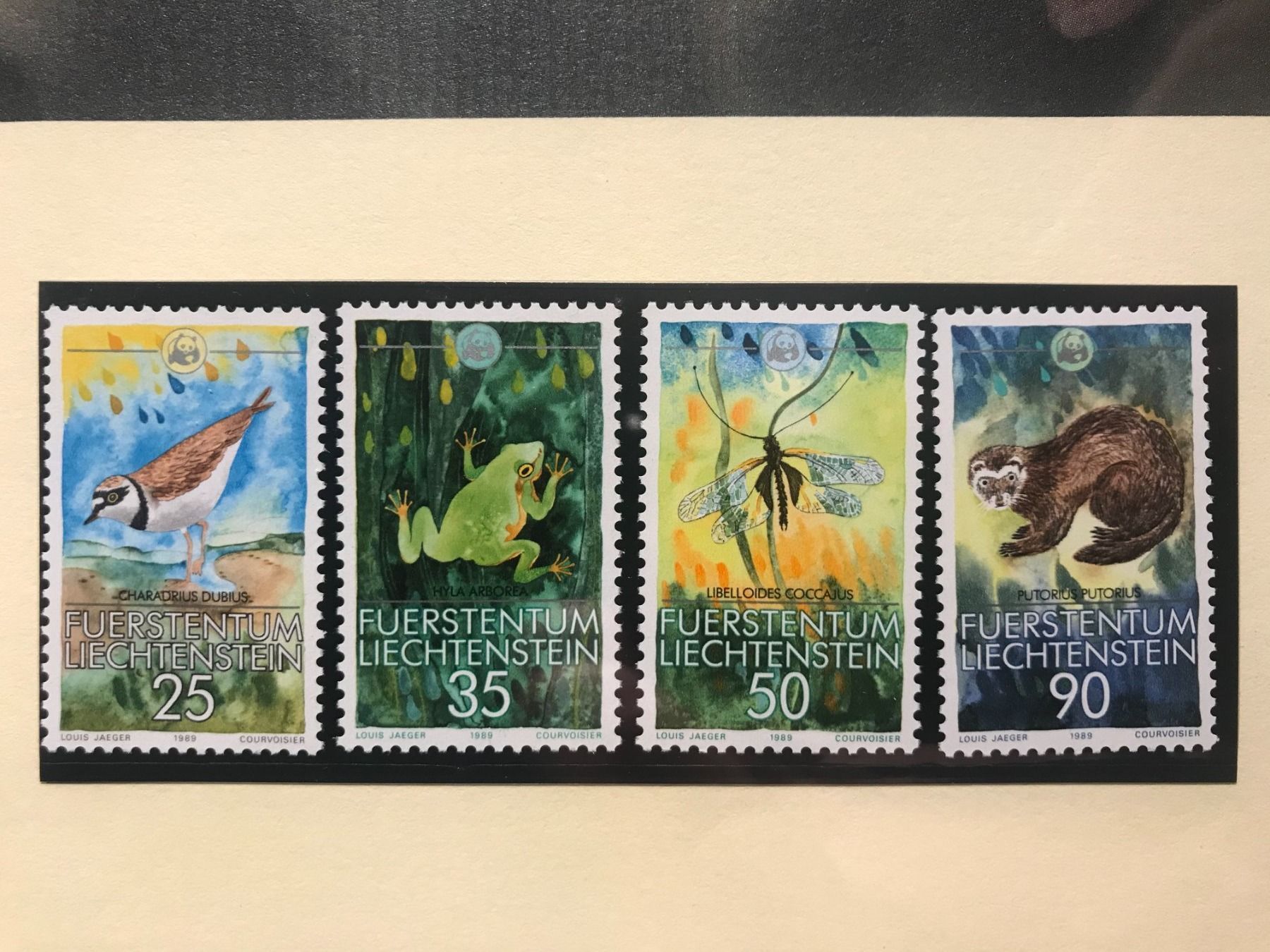 Alle Briefmarken: WWF Liechtenstein 1989 Satz bedrohte Tierarten postfrisch – Neu (gemäss Beschreibung) aus Winterthur von schnueps