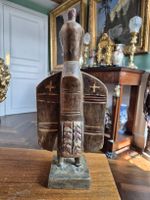 Sculpture bois ancienne Afrique art primitif tribal