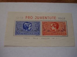 Block Pro Juventute 1937 *