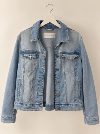 Hellblaue Jeansjacke – Grösse 42