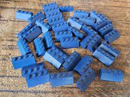 lego 3037 lot de 40 pièces Dark Blue Slope 45 2 x 4