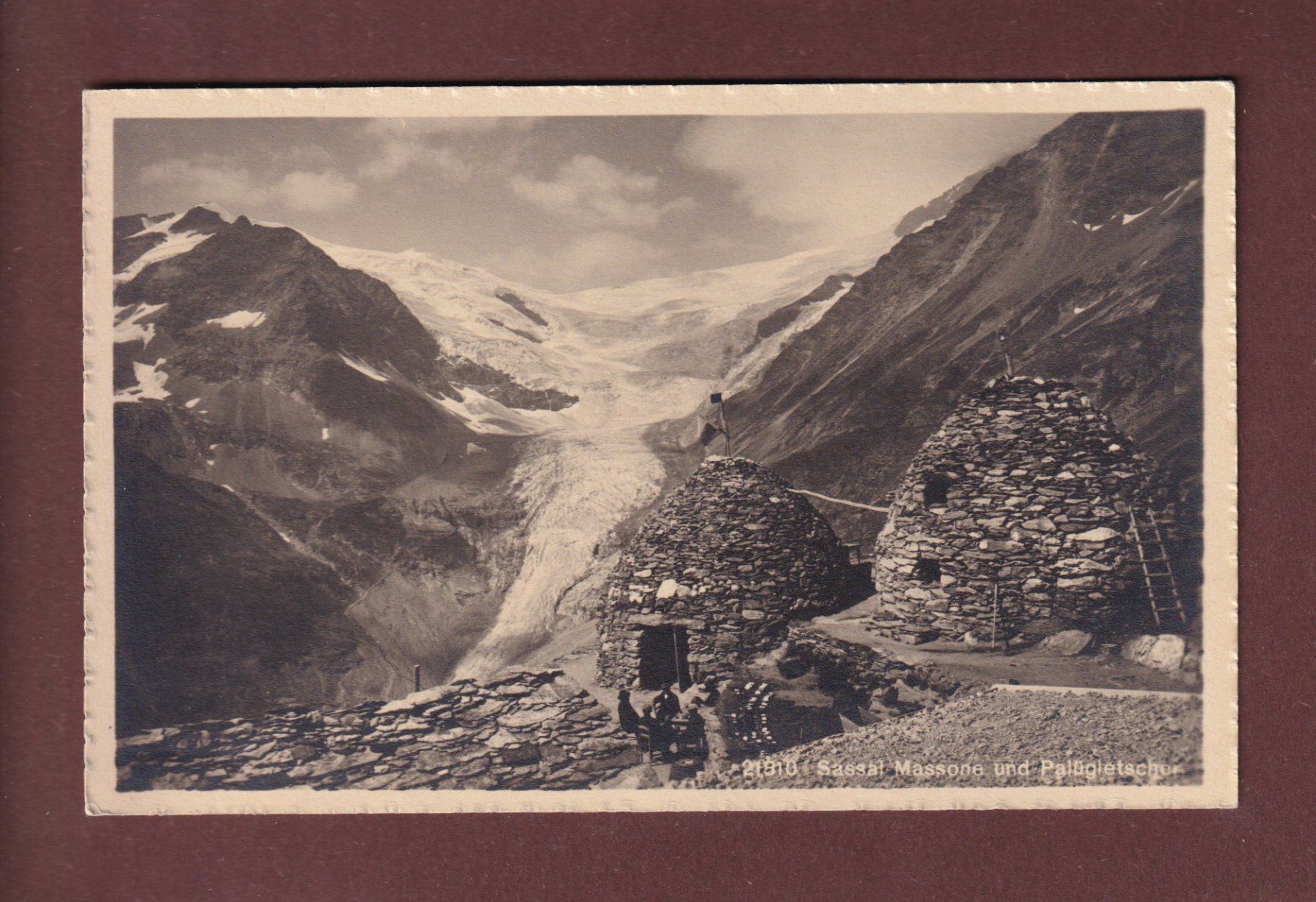 Cartoline postali: SASSAL MASONE - Palügletscher – Usato da Pully venduto da nicecards-shop