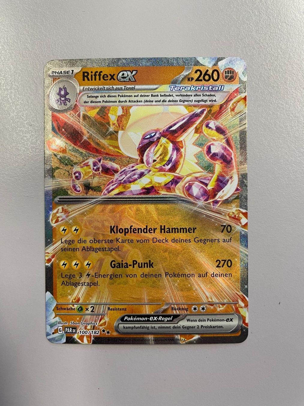 Pokémon Sammelbilder & Trading cards: Pokemon Riffex eX (Versand gratis) – Neu (gemäss Beschreibung) aus Chur von Angerson
