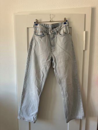 Jeans Weekday Voyage High Straight W27 L28 hellblau