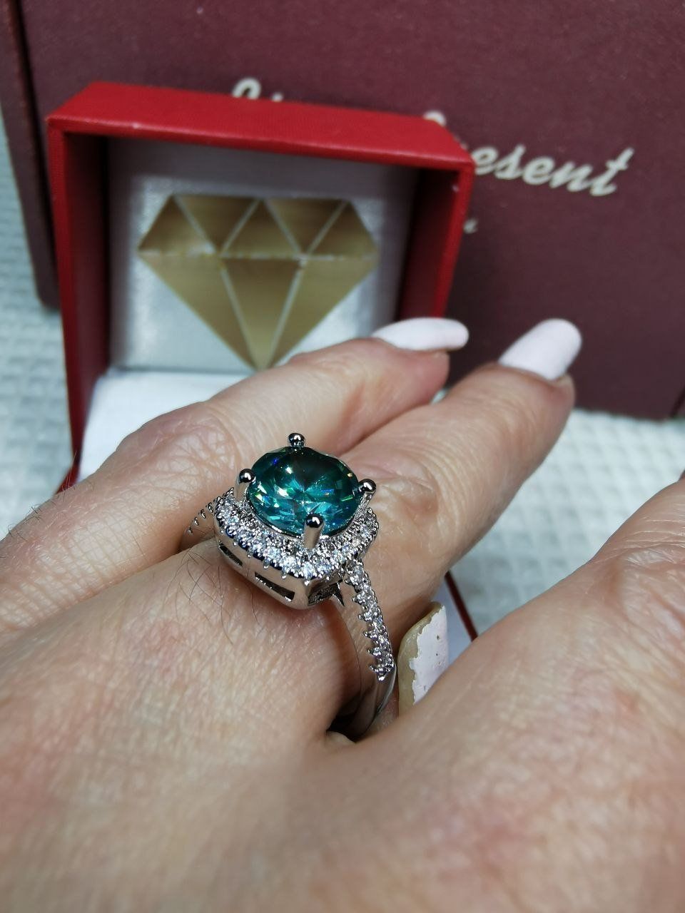 Anelli: Bague avec zircons – Nuovo e nell'imballaggio originale da Reconvilier venduto da Tsma67 6