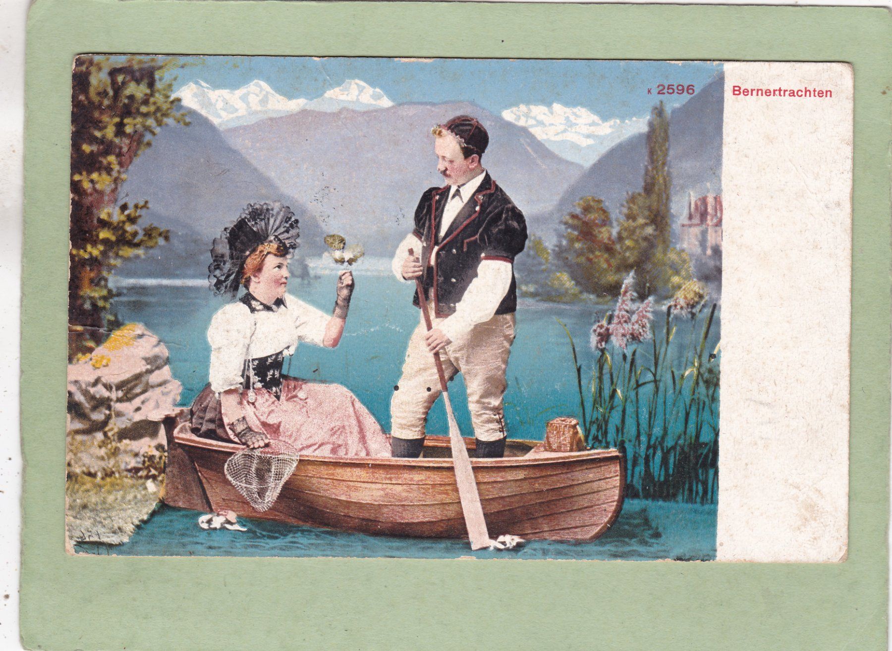 Ansichtskarten: Kitsch Bernertrachten  1918 – Gebraucht aus Herisau von Lisegrat2008