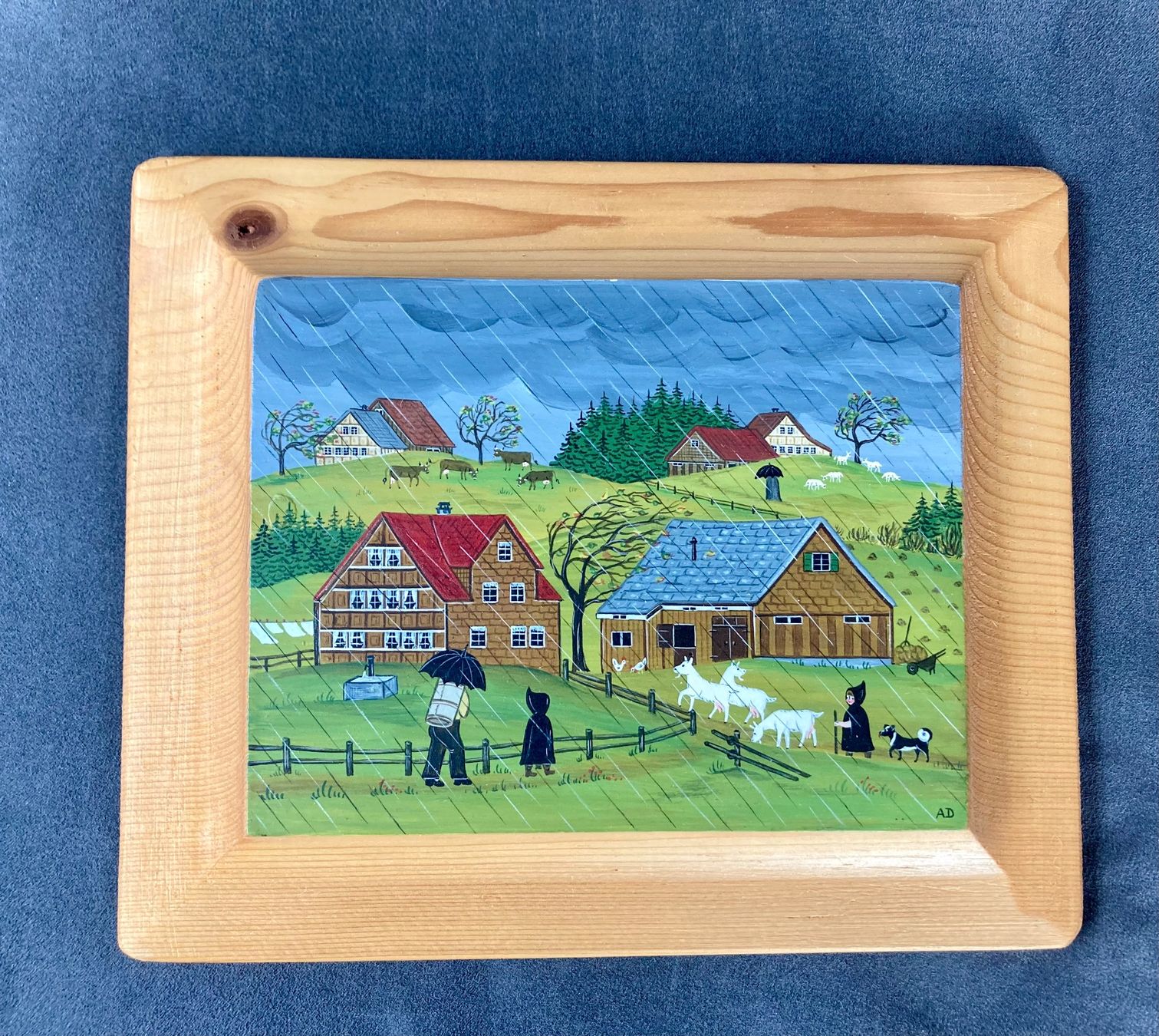 Dipinti: Peinture appenzeloise sur bois – Usato da Neuchâtel venduto da Isawilhem56