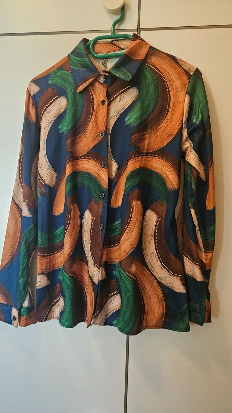 Blusen: Camicetta fantasia poliestere tg.M – Gebraucht aus Melano von H-Sara