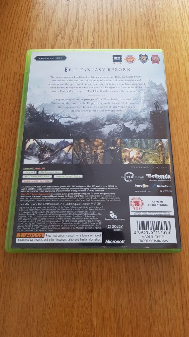 Microsoft Giochi: Elder Scrolls V Skyrim - XBOX 360 - PAL – Usato da Lausanne 26 venduto da HipstersCollectibles 1