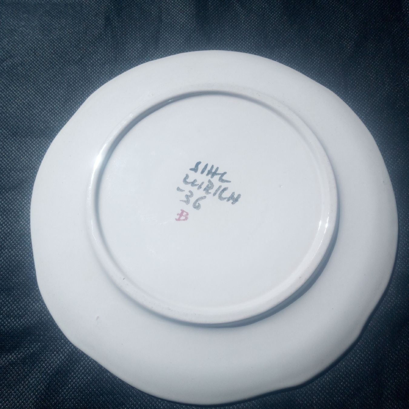 Piatti: Deko-Teller mit Blumenmuster, 18cm, Sihl, Vintage – Usato da Luzern venduto da toenu23 2