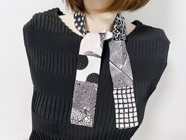 Twilly kleiner Schal Haarband Seide by Silvia-K Patchwork