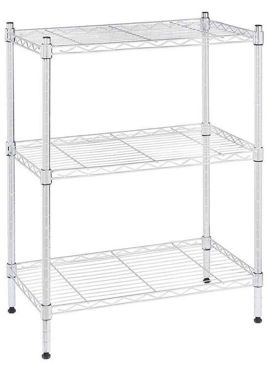 TactFire 5-stöckiges Regal Mit Rollen - Höhenverstellbare Lagereinheit 90 Kg Pro Ebene