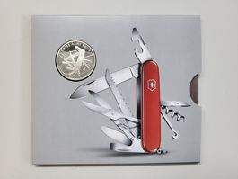20 Fr. Sonder-Münze 2018, Swiss Army Knife im Folder